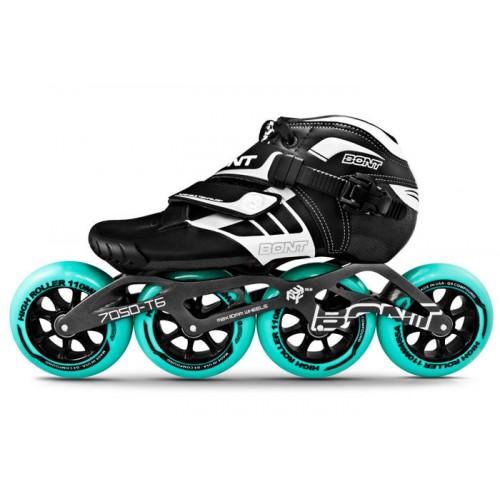 Bont Z Inline Speed Skate Black/White 2 Point 195mm