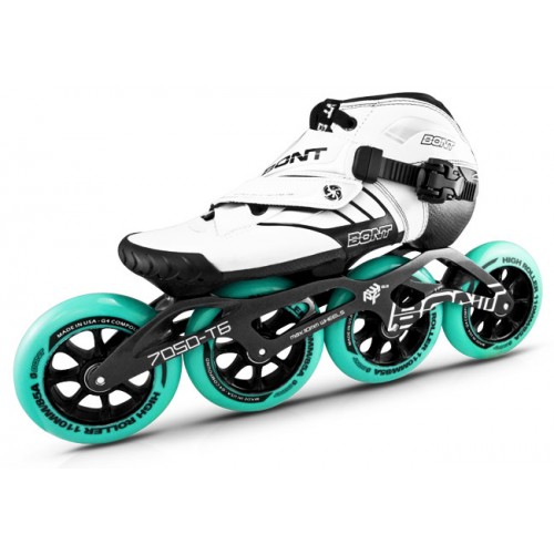 Bont Z Inline Speed Skate White/Black 2 Point 195mm