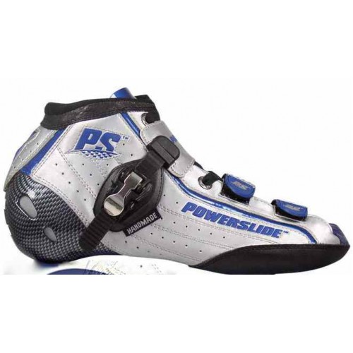 Powerslide R2 Inline Speed Boot Silver/Blue/Black Closeout