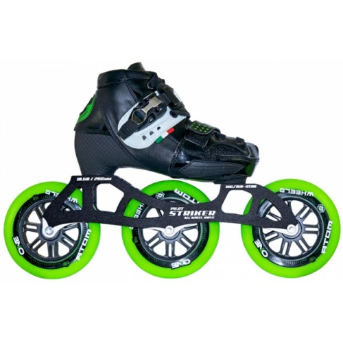 Luigino Kids Mini Challenge 3 Wheel Adjustable Inline Speed Skate