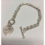 Inline Skate Heart Bracelet