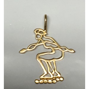 Inline Skater Pendant Cut Out