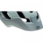 Bell Stoker Visor Matte White Silver Braille
