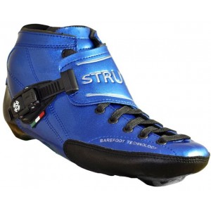 Luigino Strut Blue/Silver Inline Speed Skate Boot