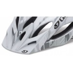 Giro Xar Visor Matte White Gray Bars