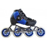 Luigino Kids Mini Challenge 4 Wheel Blue/Black Adjustable Inline Speed Skate