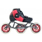 Luigino Kids Mini Challenge 3 Wheel Pink/Black Adjustable Inline Speed Skate