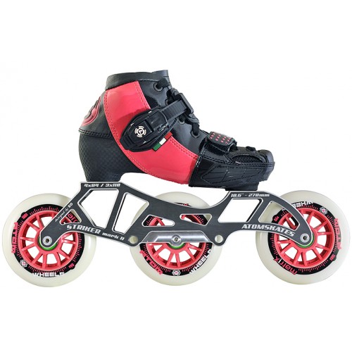 Luigino Kids Mini Challenge 3 Wheel Pink/Black Adjustable Inline Speed