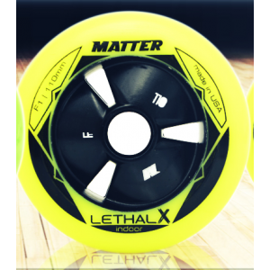 Matter LETHAL X Inline Speed Wheels F1 Yellow