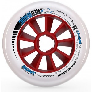 Bont Red Magic Inline Speed Wheels XXFirm