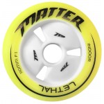 Matter LETHAL Inline Speed Wheels F1 Yellow 100mm, 110mm