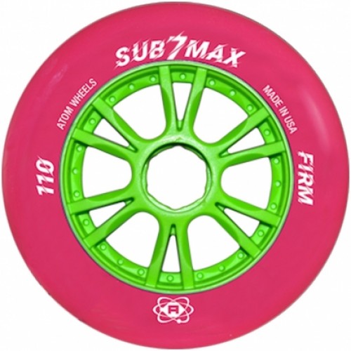 Atom SUB7 Max Pink Firm Inline Speed Wheels