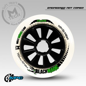 MPC Black Magic Inline Speed Wheels XFirm 90mm