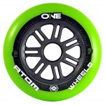 Atom ONE Green 85A Spoke Core Inline Road Speed Wheels 84mm, 110mm