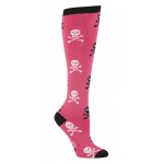 Grrrl Skull Derby Socks