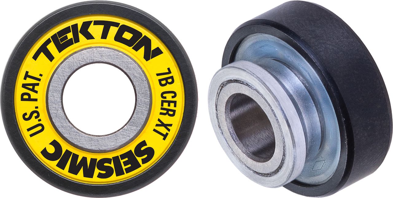 Tekton XT Ceramic 7Ball Inline Skate Bearing with BuiltIn Spacer 16pk